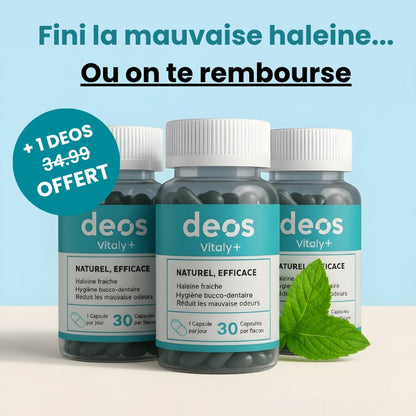 Deos | Complément anti-odeur