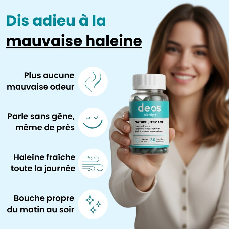 Deos | Complément anti-odeur