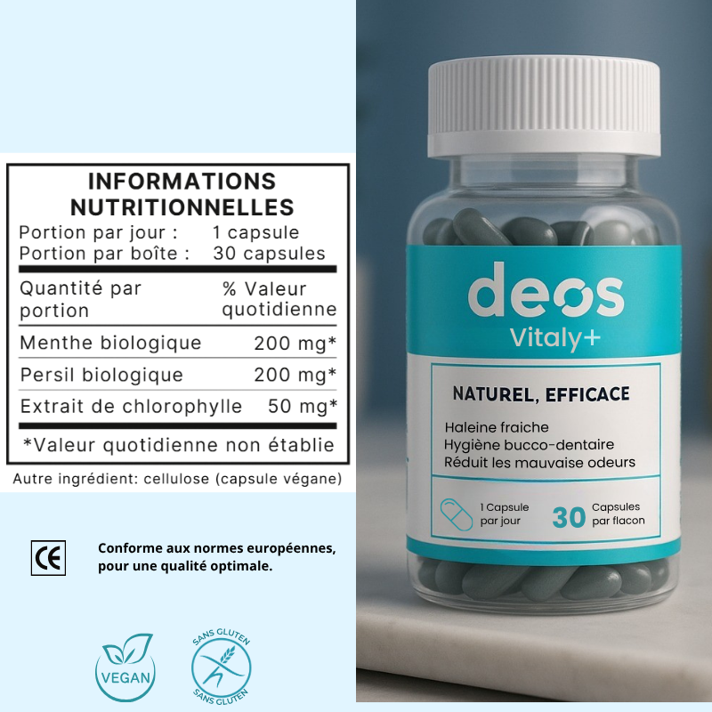 Deos | Complément anti-odeur